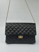 Sold-CHANEL Reissue Classic Quilted Flap Metallic Lambskin Shoulder Bag/Clutch