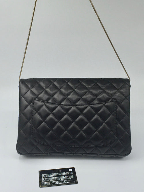 Sold-CHANEL Reissue Classic Quilted Flap Metallic Lambskin Shoulder Bag/Clutch