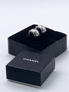 Sold-CHANEL Vintage 925 Silver Clip-on Earrings