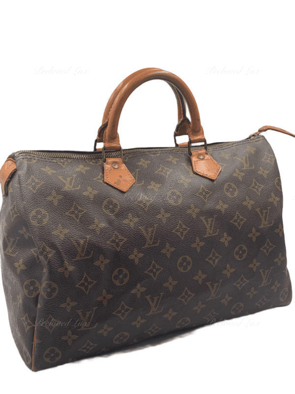 LOUIS VUITTON Monogram Canvas Speedy 35 Bag