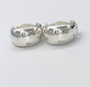 Sold-CHANEL Vintage 925 Silver Clip-on Earrings
