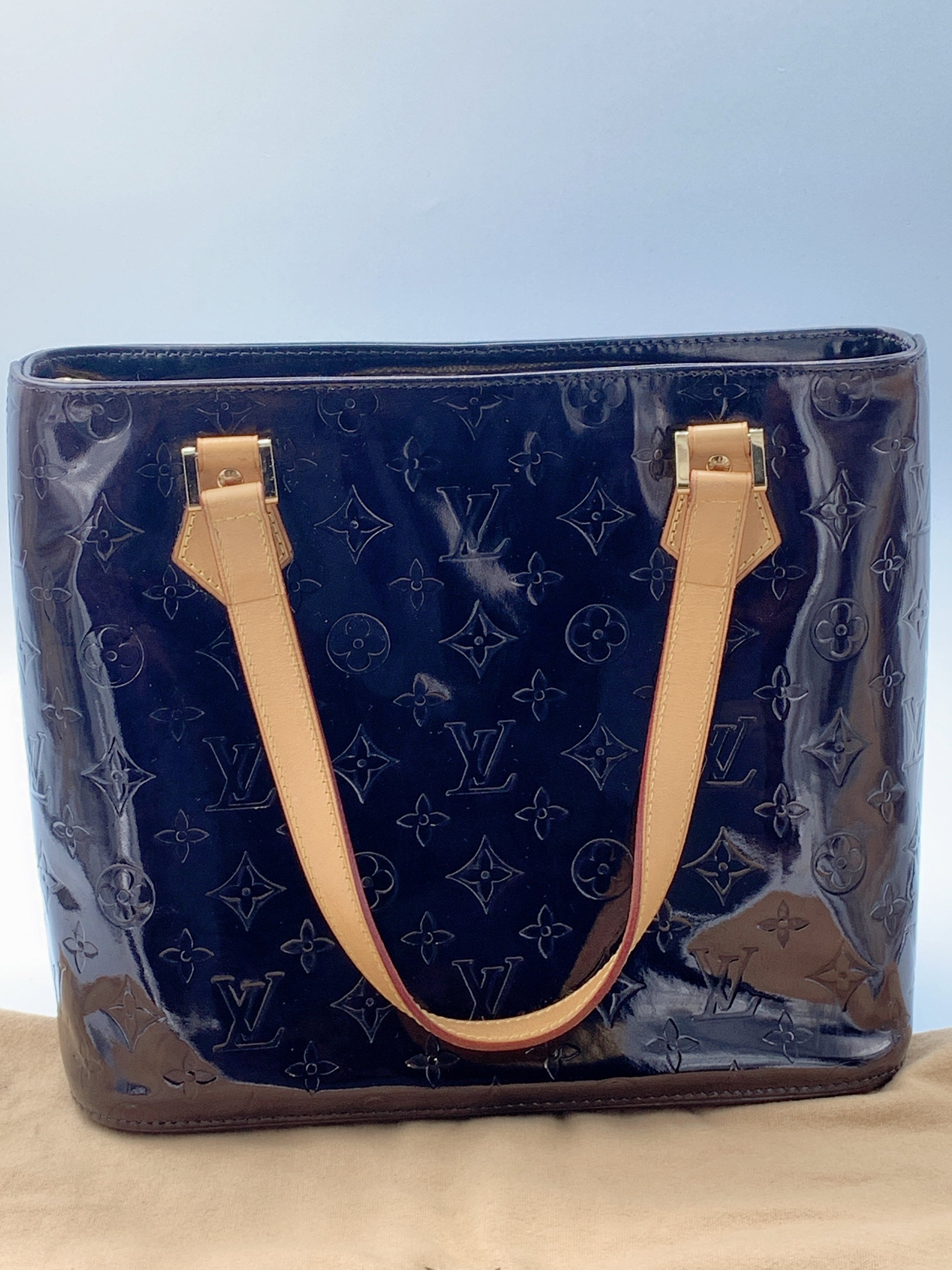 Sold-LOUIS VUITTON Monogram Vernis Houston Black – Preloved Lux