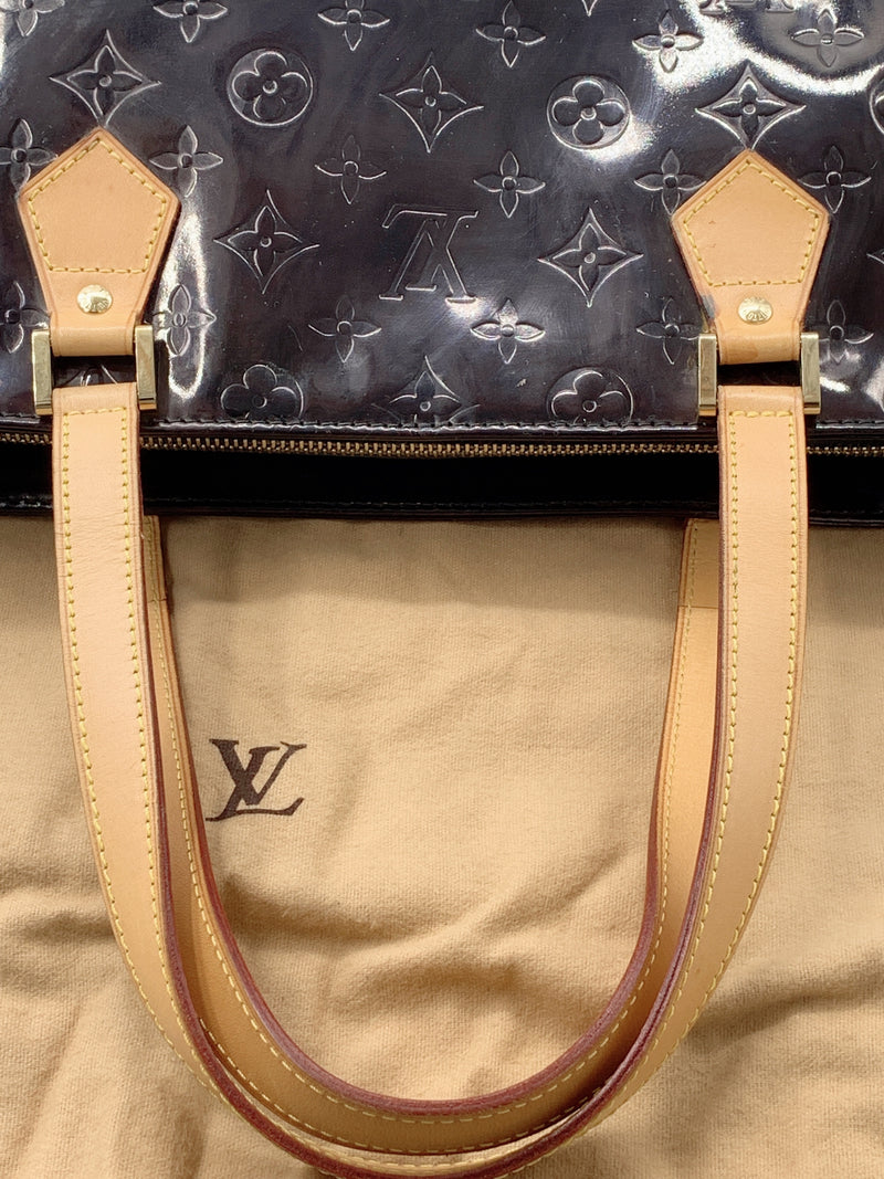 Louis Vuitton 2016 pre-owned Monogram Vernis Pasadena two-way bag -  ShopStyle