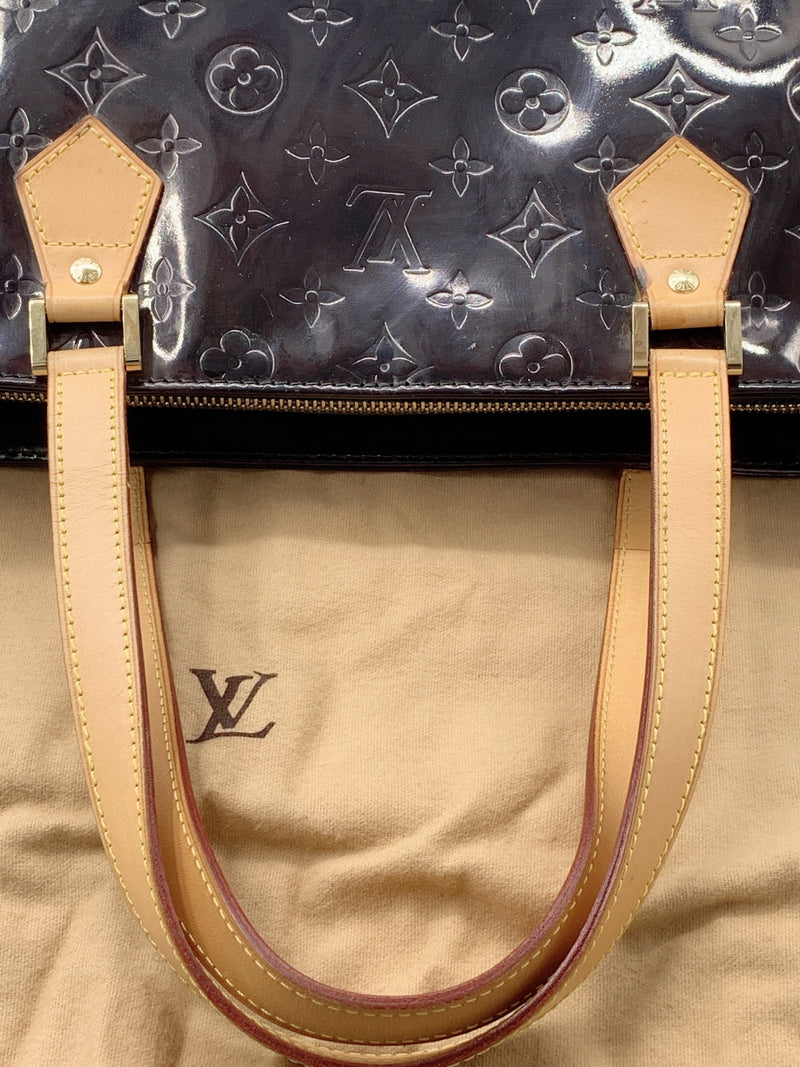 Louis Vuitton Brown Vernis Houston Bag ○ Labellov ○ Buy and Sell