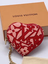 Sold-LOUIS VUITTON Monogram Vernis Heart Shape Coin Purse