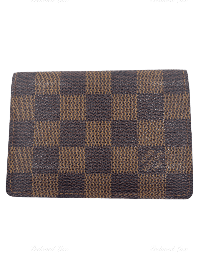 LOUIS VUITTON Monogram Canvas Bifold Card Case ID Pass Case Card