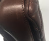 Sold-CHANEL Lambskin Double Chain Single Flap Maxi Size Bag Dark Brown/Silver