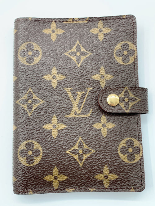 Sold-LOUIS VUITTON Monogram Canvas Small Ring Agenda (2)