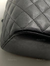 Sold-CHANEL Black Caviar Vanity Cosmetic Bag in Gold Hardware