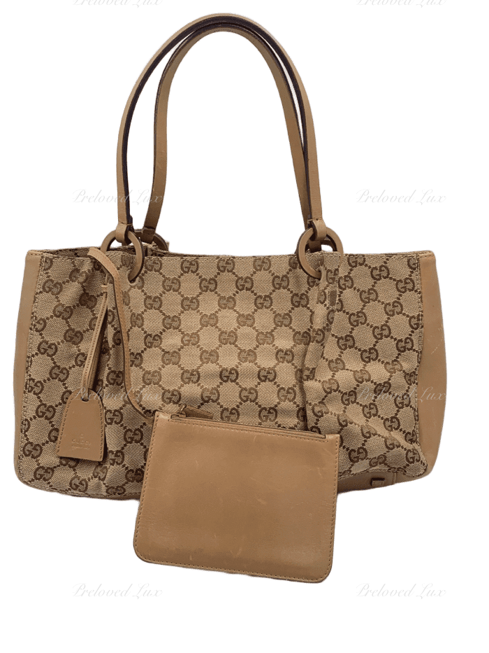 GUCCI GG Brown Shoulder Bag Preowned Luxury Preloved Lux Canada
