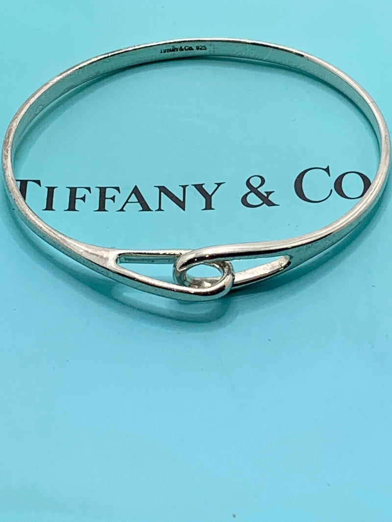 Tiffany & Co Silver 925 Infinity Interlocking Bangle