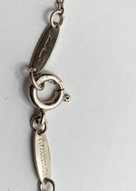 Sold-Tiffany & Co 925 Silver Elsa Peretti Infinity Cross Pendant Necklace