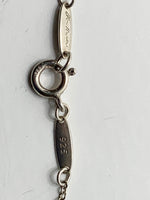 Sold-Tiffany & Co 925 Silver Elsa Peretti Infinity Cross Pendant Necklace
