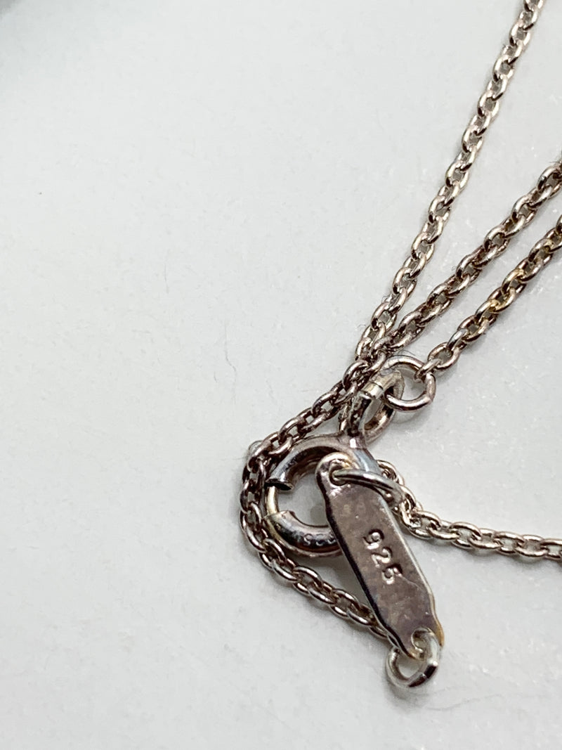 Tiffany & Co 925 Silver Atlas Collection Bar Necklace