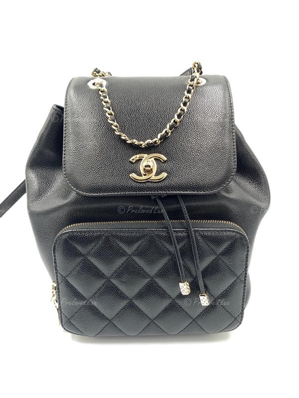 Chanel Quilted Caviar Business Affinity Flap