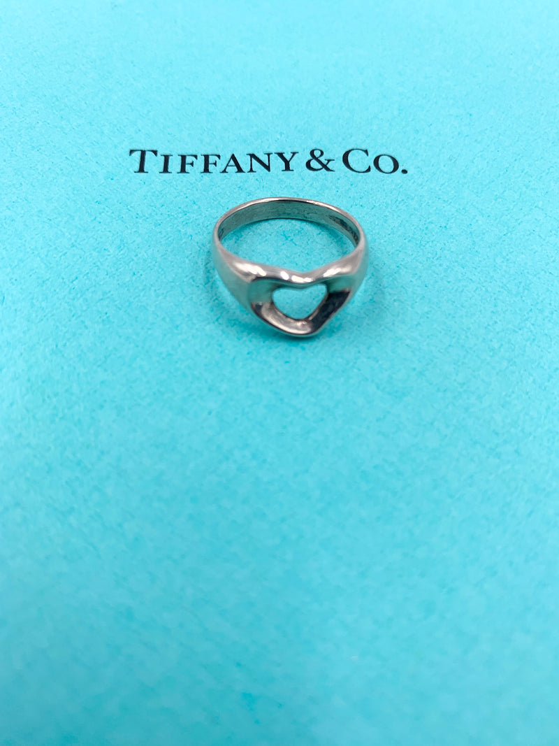 Tiffany & Co. Diamond Point Wide Ring Size 7.5