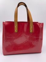 Sold-LOUIS VUITTON Monogram Vernis Reade PM Red/Pink