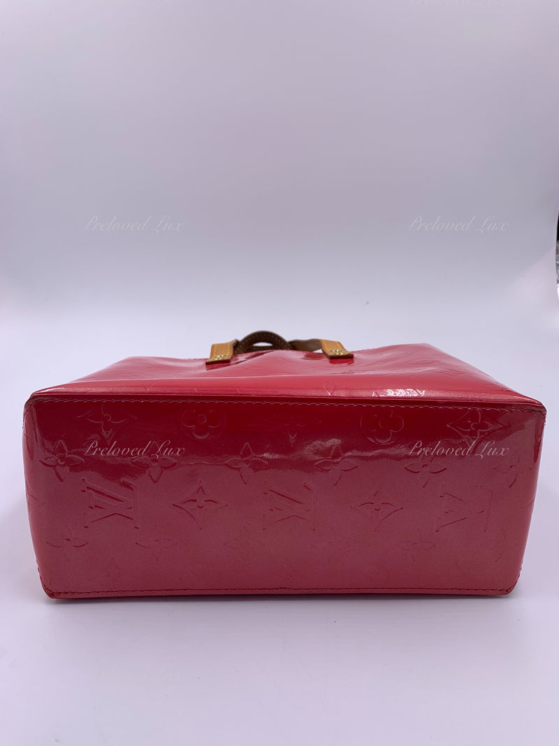 Sold-LOUIS VUITTON Monogram Vernis Reade PM Red/Pink