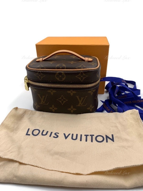 Louis Vuitton Ebene Monogram Coated Canvas Nano Nice Vanity Case, 2020  Available For Immediate Sale At Sotheby's