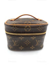 LOUIS VUITTON Monogram Nano Nice Cosmetic Vanity Top Handle Bag