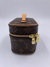 LOUIS VUITTON Monogram Nano Nice Cosmetic Vanity Top Handle Bag