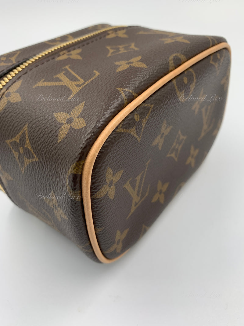 Louis Vuitton Ebene Monogram Coated Canvas Nano Nice Vanity Case, 2020  Available For Immediate Sale At Sotheby's