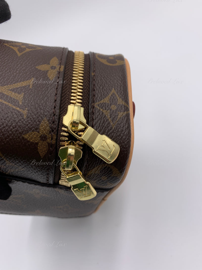 Authentic LOUIS VUITTON Monogram Nano Nice Cosmetic Vanity