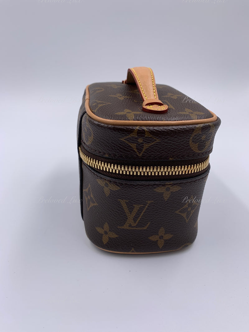 Louis Vuitton Ebene Monogram Coated Canvas Nano Nice Vanity Case, 2020  Available For Immediate Sale At Sotheby's