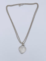 Sold-Tiffany & Co 925 Silver Return to Tiffany Heart Tag Long Necklace