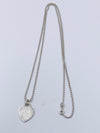 Sold-Tiffany & Co 925 Silver Return to Tiffany Heart Tag Long Necklace