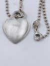 Sold-Tiffany & Co 925 Silver Return to Tiffany Heart Tag Long Necklace