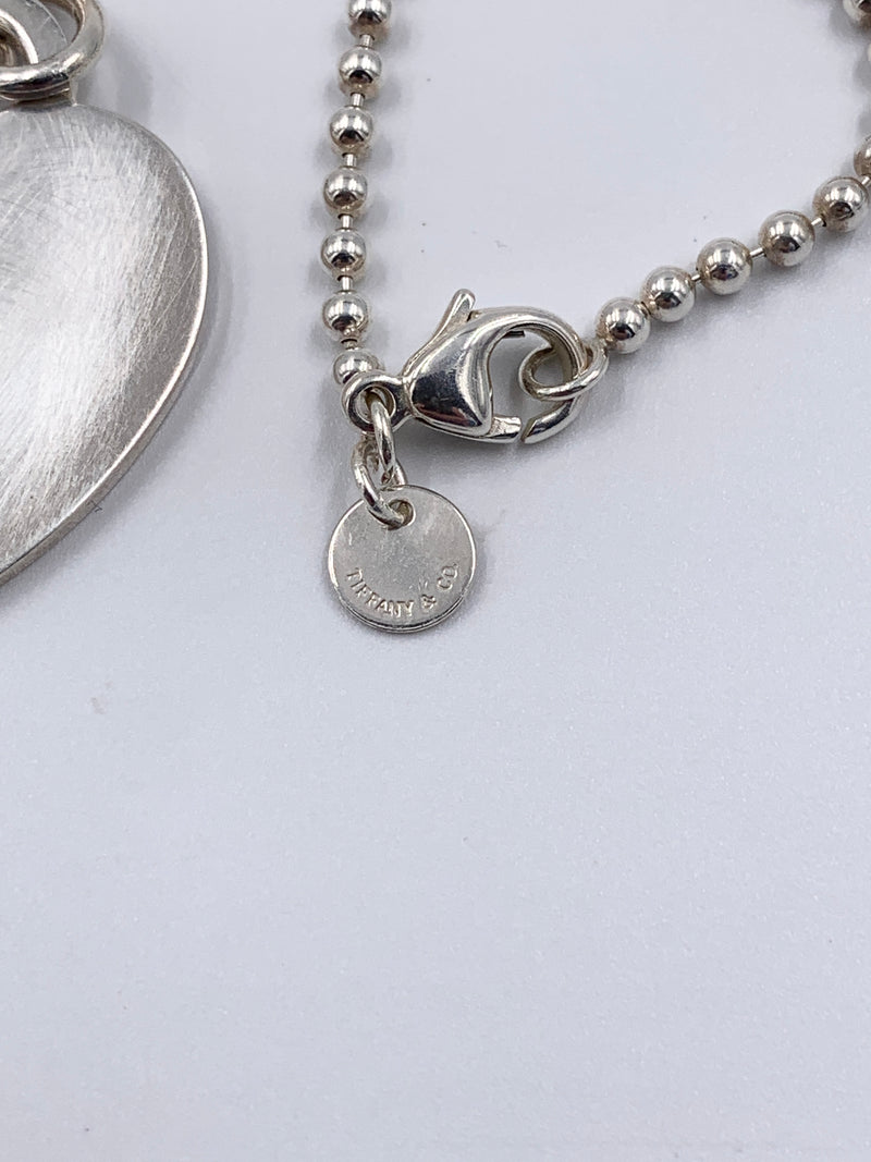 Sold-Tiffany & Co 925 Silver Return to Tiffany Heart Tag Long Necklace
