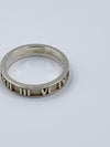 Tiffany & Co 925 Silver Atlas Narrow Ring Size 7.5