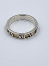 Tiffany & Co 925 Silver Atlas Narrow Ring Size 7.5