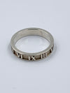 Tiffany & Co 925 Silver Atlas Narrow Ring Size 7.5