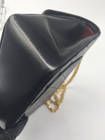 Sold - CHANEL Lambskin Double Chain Double Flap Bag black/GHW