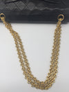 Sold - CHANEL Lambskin Double Chain Double Flap Bag black/GHW