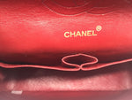 Sold - CHANEL Lambskin Double Chain Double Flap Bag black/GHW