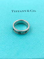 Tiffany & Co 925 Silver Atlas Ring Size 6 3/4 (6.75)