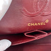 Sold-CHANEL Classic Lambskin Double Chain Double Small Flap Bag black/gold (1)