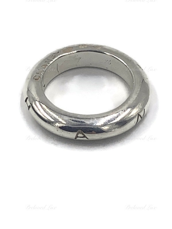 CHANEL - 925 silver ring. Signed Chanel. Size : 51. Weig…