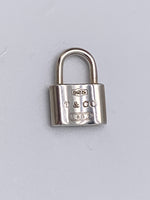 Sold-Tiffany & Co 925 Silver 1837 Lock Pendant