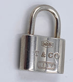 Sold-Tiffany & Co 925 Silver 1837 Lock Pendant