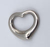 Tiffany & Co 925 Silver Elsa Peretti Open Heart 16mm Pendant