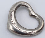 Tiffany & Co 925 Silver Elsa Peretti Open Heart 16mm Pendant
