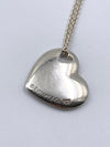 Tiffany & Co Silver 925 Solid Heart Pendant Necklace