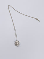 Sold-Tiffany & Co Silver 925 Paloma Picasso Daisy Flower Pendant Necklace