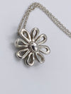 Tiffany & Co Silver 925 Paloma Picasso Daisy Flower Pendant Necklace