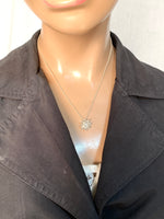 Sold-Tiffany & Co Silver 925 Paloma Picasso Daisy Flower Pendant Necklace