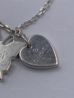 Sold-Gucci 925 Sterling Silver Butterfly & Heart Bracelet